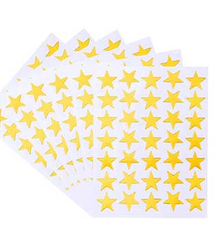 Reward stickers for bedtime routine chart
